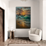 Realistic Art - Waves of Gold