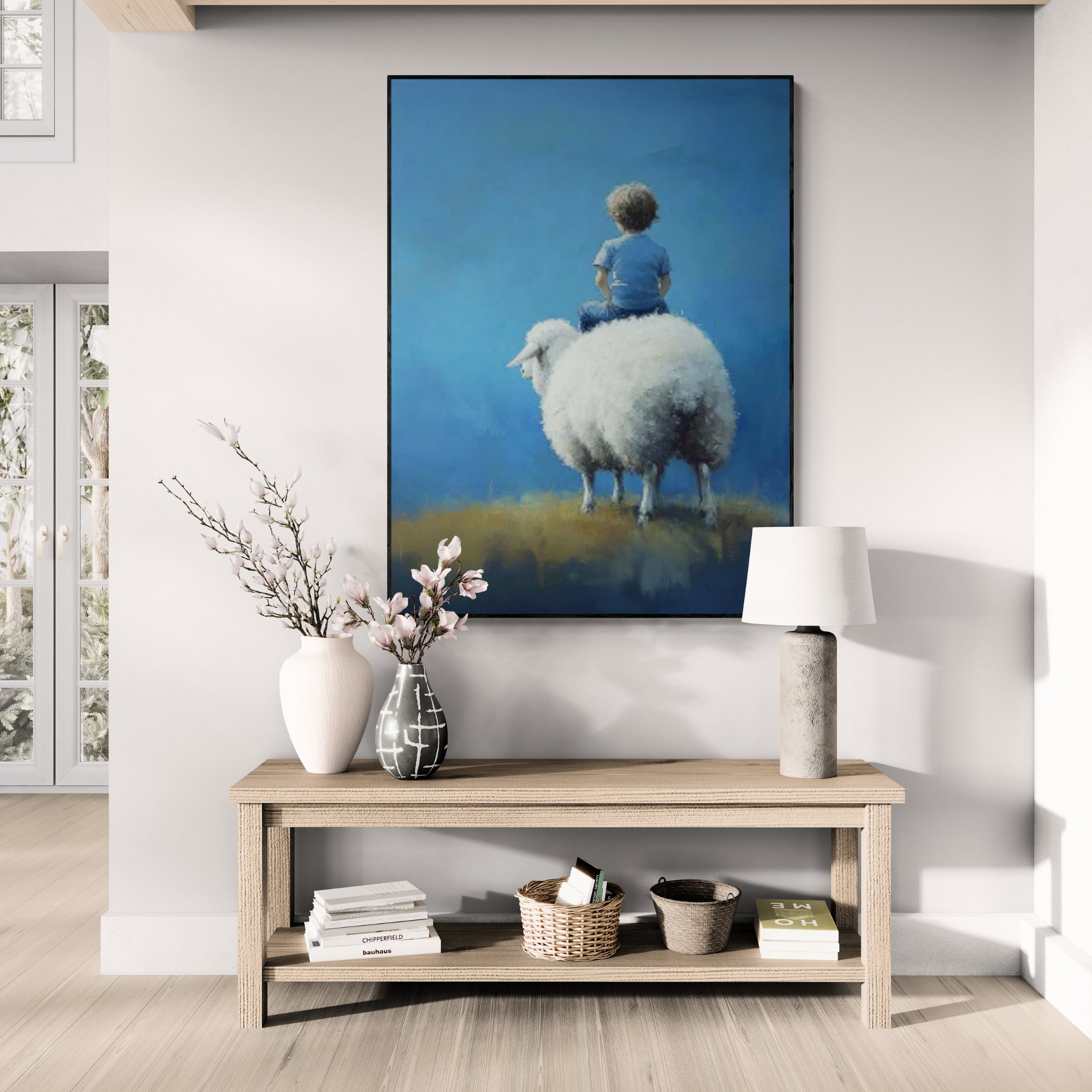 Realism / Figurative Art  - Together on the Ridge