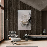 Plaster Art Texture Painting - Ivory Grace