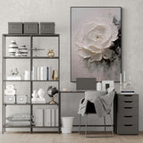 Plaster Art Texture Painting - Ivory Grace