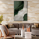 Plaster Art Texture Painting - Layers of Serenity