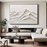 Plaster  Art Texture Painting - Summit Dreams