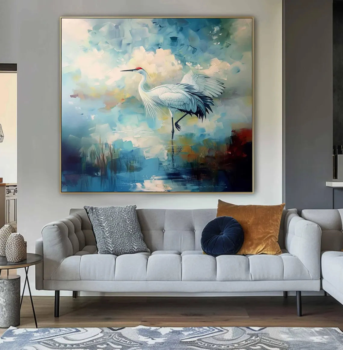 Realism / Figurative Art  - The Tranquil Crane