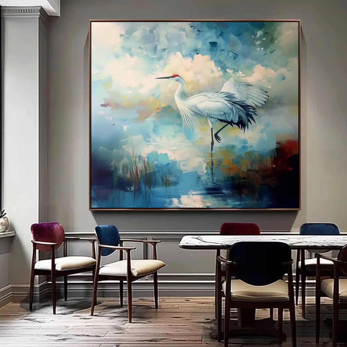 Realism / Figurative Art  - The Tranquil Crane
