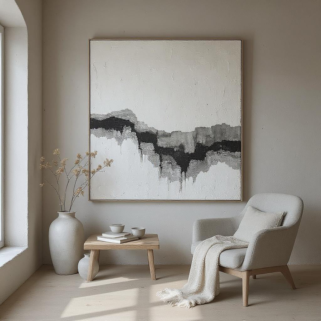 Wabi-Sabi Wall Art - Muted Noise