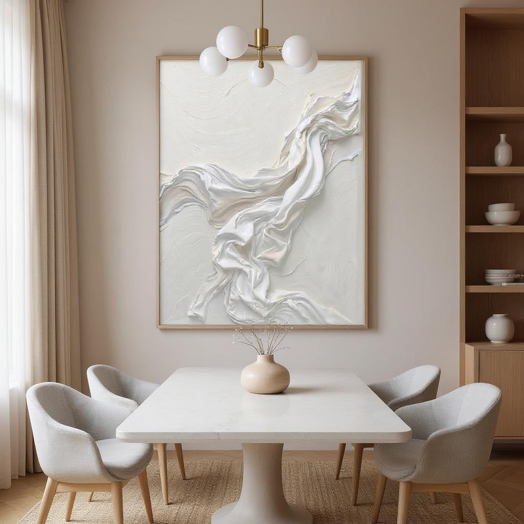 Plaster & Texture Art - Draped in Quiet