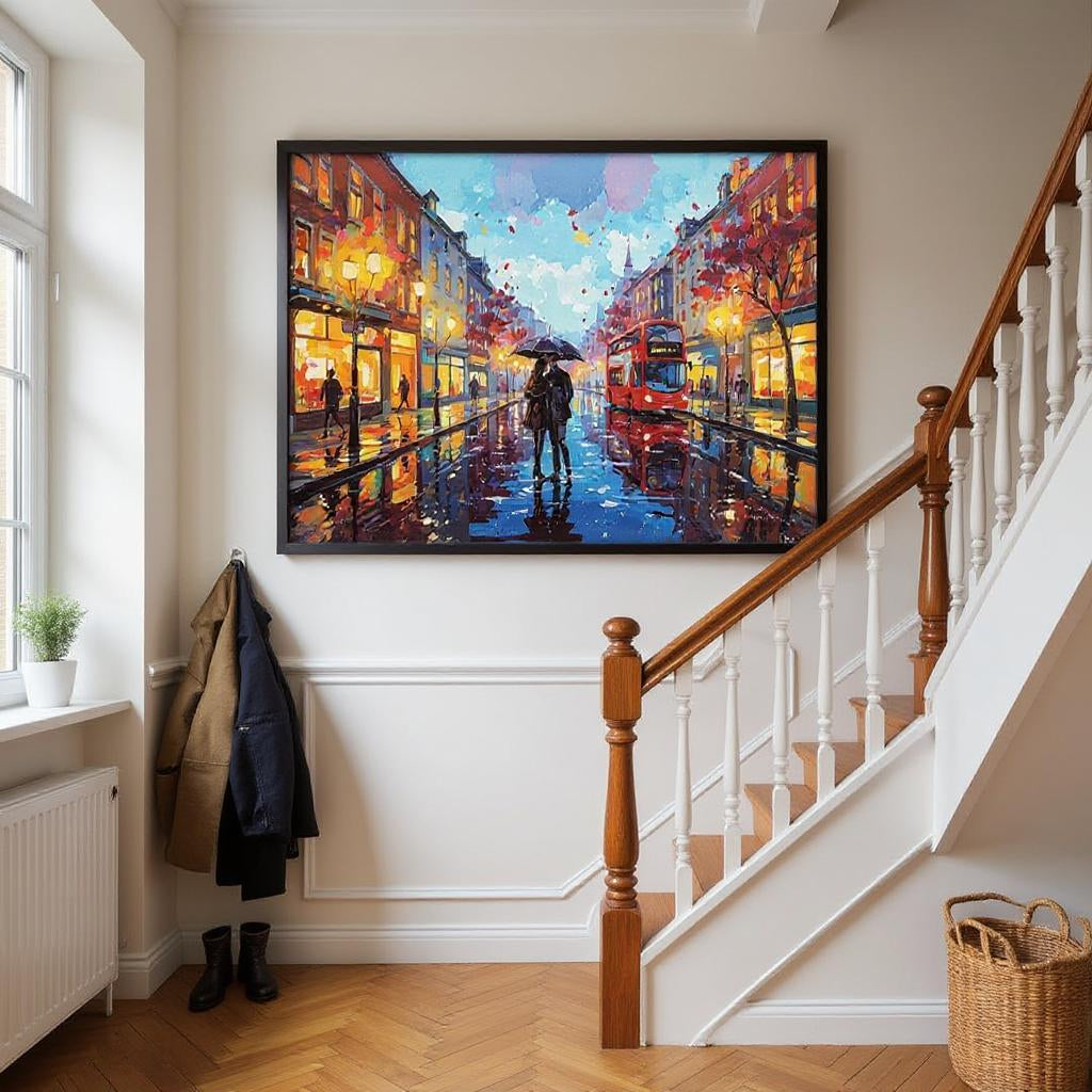 Impasto/Palette Knife Art - Urban Love