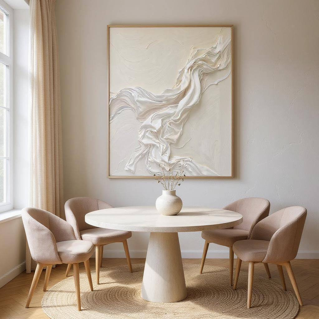Plaster & Texture Art - Draped in Quiet