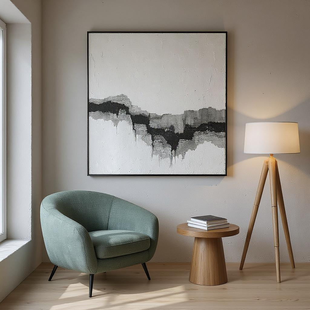 Wabi-Sabi Wall Art - Muted Noise