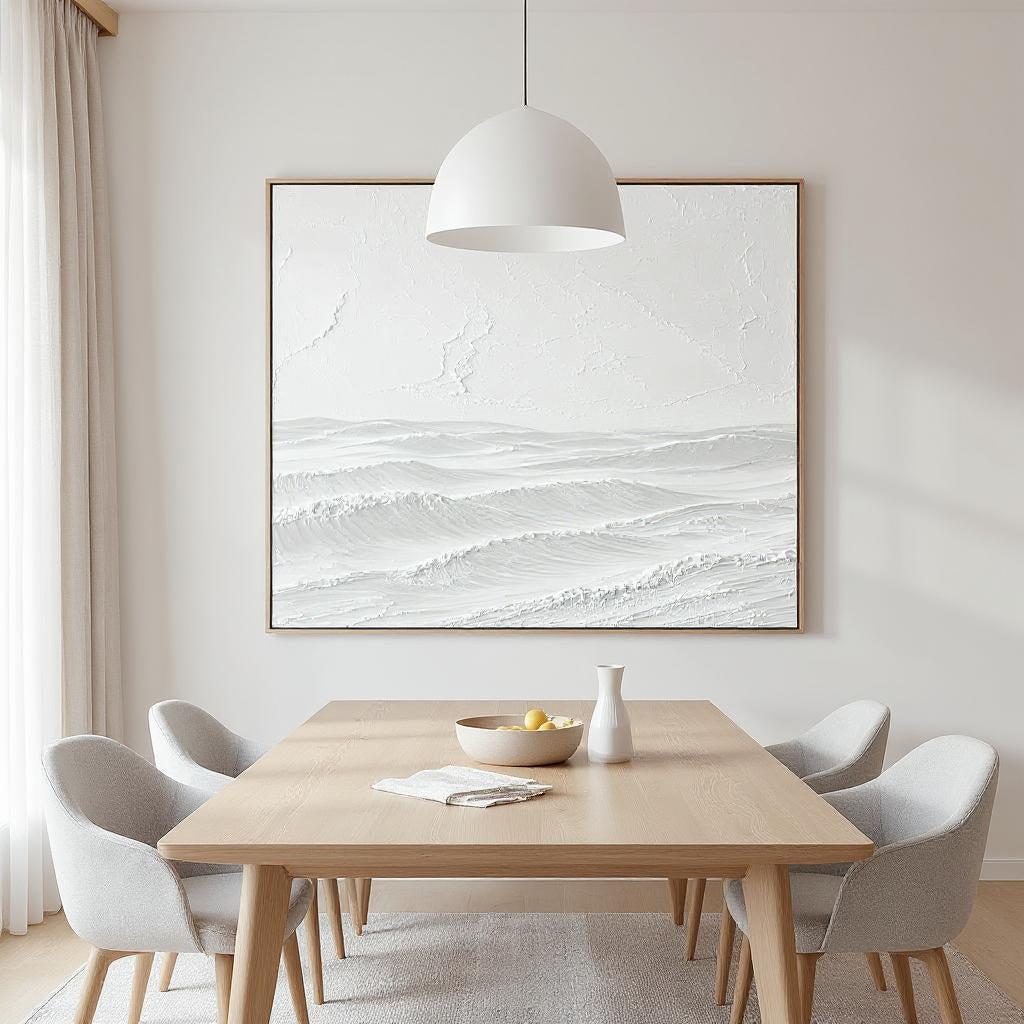 Plaster & texture Art - Frozen Symphony
