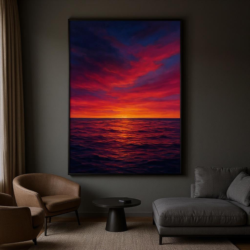 Realism / figurative art - Solstice Fire