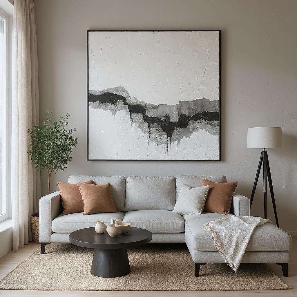 Wabi-Sabi Wall Art - Muted Noise